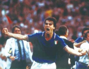 L'esultanza di Marco Tardelli  dopo il gol ai tedeschi è diventata un'icona del calcio mondiale